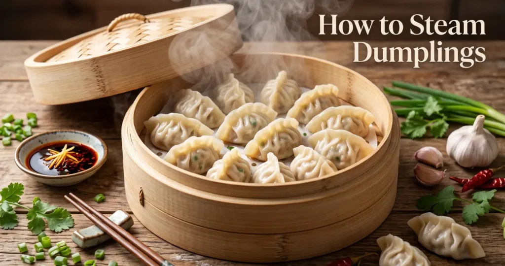 how to steam dumplings