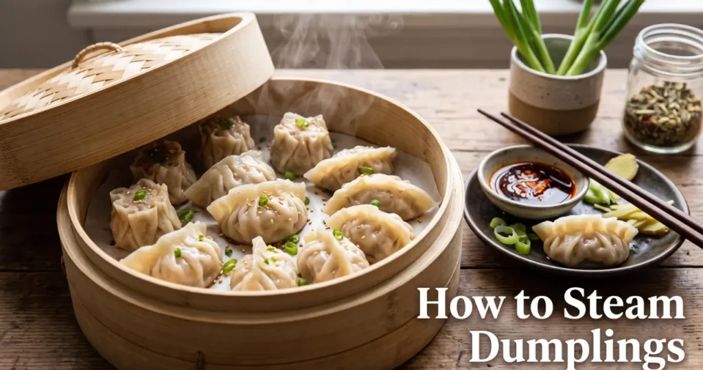 how to steam dumplings